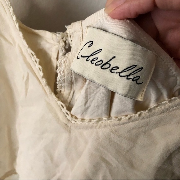 Cleobella Romper Boho in Ivory Cream Western Small - Picture 4 of 7